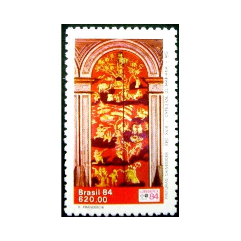 Selo postal do Brasil de 1984 Pinturas Chinesicies 620 M