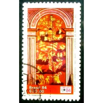 Imagem similar à do selo postal do Brasil de 1984 Pinturas Chinesicies 620 U