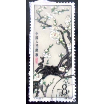 Imagem do Selo postal da China de 1985 Prunus mume