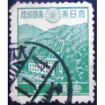Imagem do Selo postal do Japão de 1939 Hydroelectric Power Station