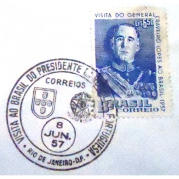 Imagem do envelope anunciado de 1957 Dia de Portugal A - detalhe 1