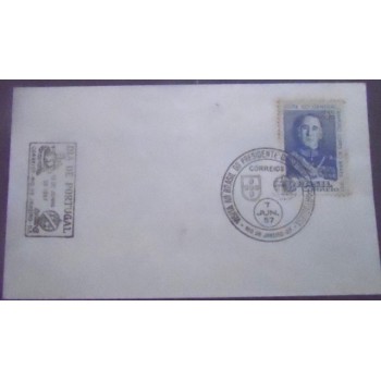 Imagem do envelope anunciado de 1957 Dia de Portugal C