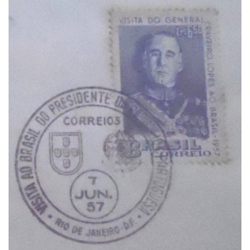 Imagem do envelope anunciado de 1957 Dia de Portugal C detalhe 1