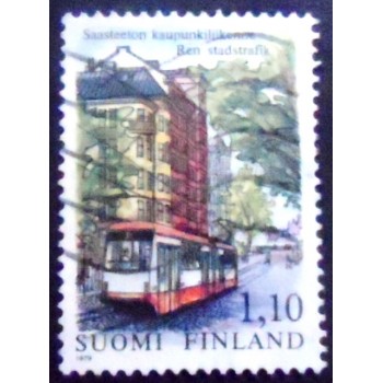Imagem do Selo postal da Finlândia de 1979 Clean City Traffic