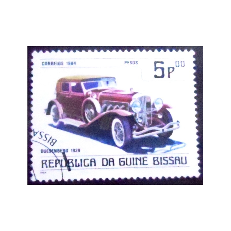 Imagem do Selo postal do Brasil de 1984 Duesenberg 1928 NCC