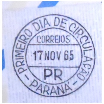 Envelope Comemorativo de 1965 Conferência Interamericana detalhe 2