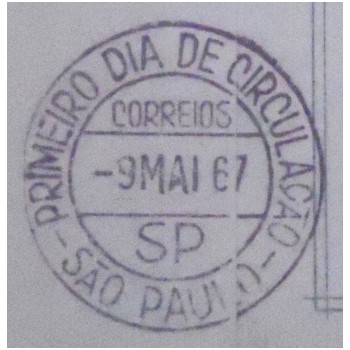 Envelope Comemorativo de 1967  - Lions Club - detalhe