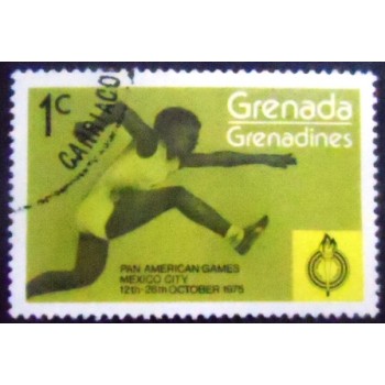 Imagem do Selo postal de Granada-Granadinas de 1975 Hurdling
