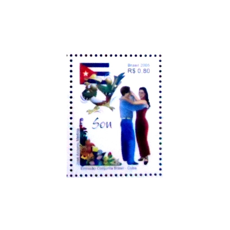 imagem do Selo postal do Brasil de 2005 Son
