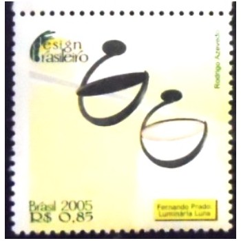 Imagem do Selo postal do Brasil de 2005 Luminária