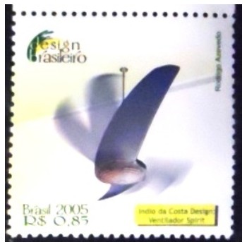 Imagem do Selo postal do Brasil de 2005 Ventilador