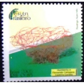 Imagem do Selo postal do Brasil de 2005 Cadeira