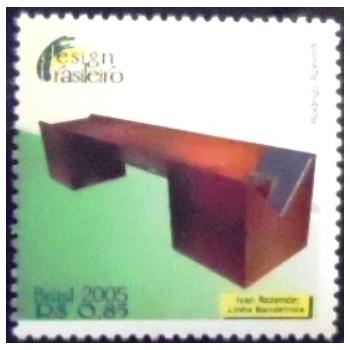 Imagem do Selo postal do Brasil de 2005 Bandeirola