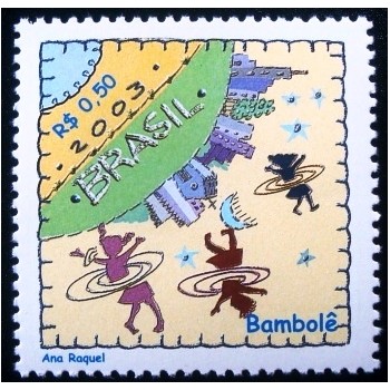 Imagem do Selo postal do Brasil de 2003 Bambolê M