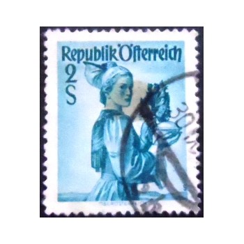 Imagem similar à do Selo postal da Áustria de 1948 Upper Austria