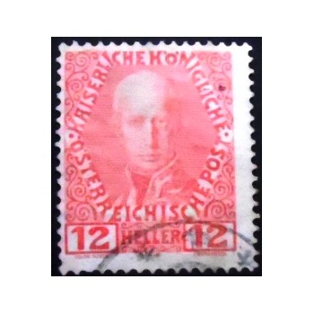 Imagem similar à do Selo postal da Áustria de 1913 Emperor Franz I 12