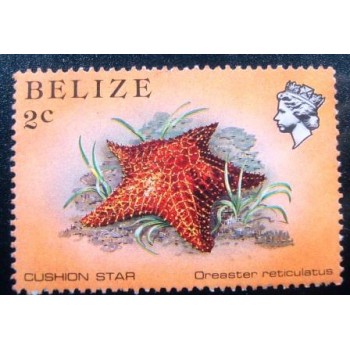Imagem do Selo postal de Belize de 1984 Red Cushion Sea Star