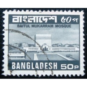 Imagem do Selo postal de Bangladesh de 1981 Baitul Mukarram Mosque