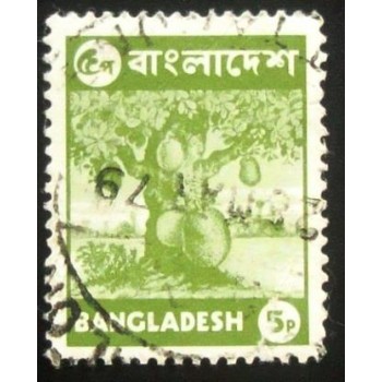 imagem do Selo postal de Bangladesh de 1976 Jackfruit Tree