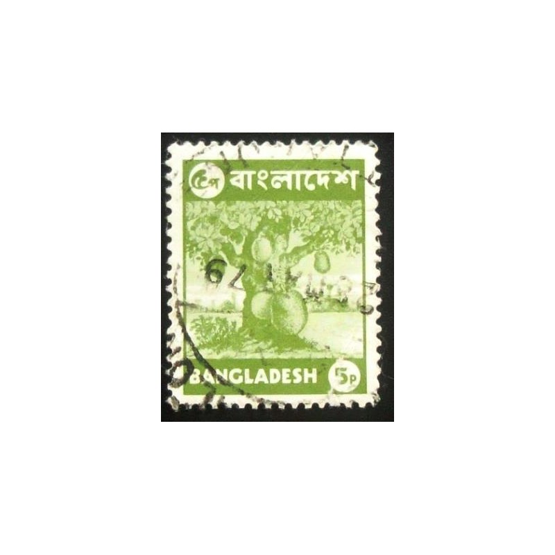 imagem do Selo postal de Bangladesh de 1976 Jackfruit Tree