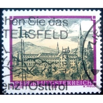 Imagem do Selo postal da Áustria de 1989 Cistercian Abbey Mehrerau