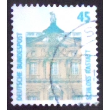 Imagem similar à do Selo postal da Alemanha de 1990 Rastatt Castle