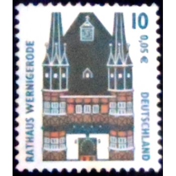 Imagem similar à do Selo postal da Alemanha de 2000 Townhall