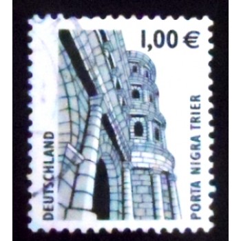 Imagem similar à do Selo postal da Alemanha de 2002 Porta Nigra
