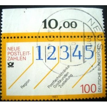 Imagem do Selo postal da Alemanha de 1993 New postcodes