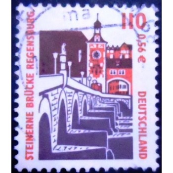 Imagem do Selo postal da Alemanha de 2000 Stone bridge A