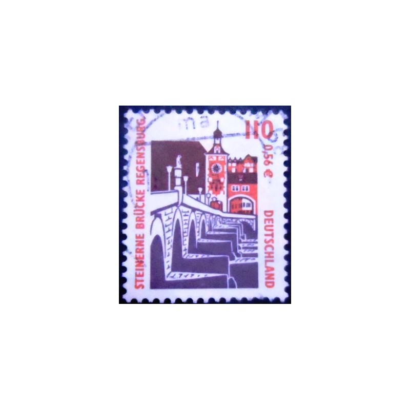 Imagem do Selo postal da Alemanha de 2000 Stone bridge A