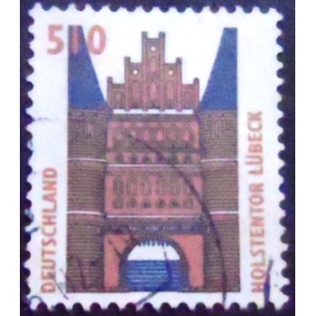 Imagem do Selo postal da Alemanha de 1997 Holsten gate