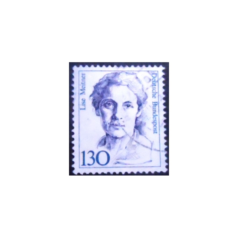 Imagem similar à doSelo postal da Alemanha de 1988 Lise Meitner
