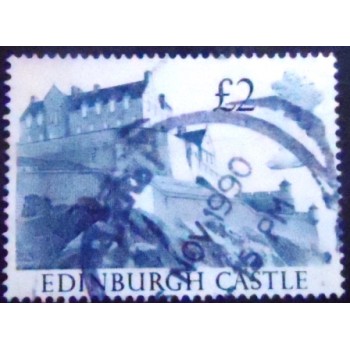 Imagem similar à do Selo postal do Reino Unido de 1988 Edinburgh Castle