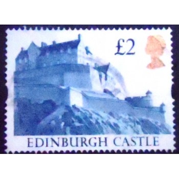 Imagem similar à do Selo postal do Reino Unido de 1992 Edinburgh Castle