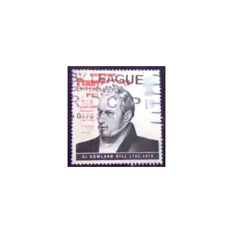Imagem do Selo postal do Reino Unido de 1995 Sir Rowland Hill 19