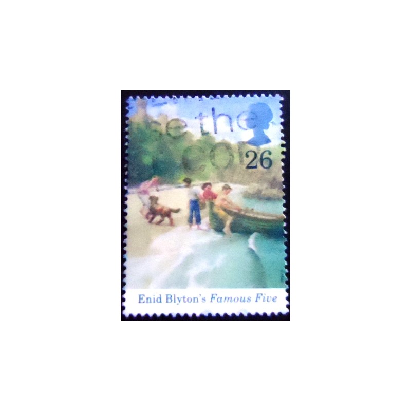 Imagem do Selo postal do Reino Unido de 1997 Enid Blyton's Famous Five