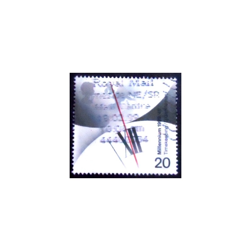 Imagem similar à do Selo postal do Reino Unido de 1999 The Inventors' Tale