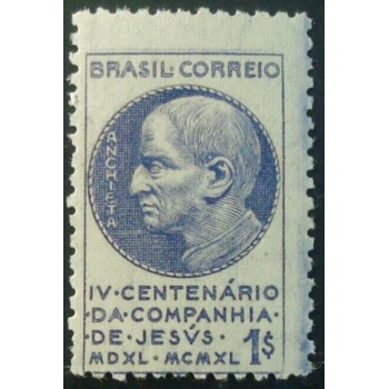 Imagem do Selo postal do Brasil de 1941 Companhia de Jesus