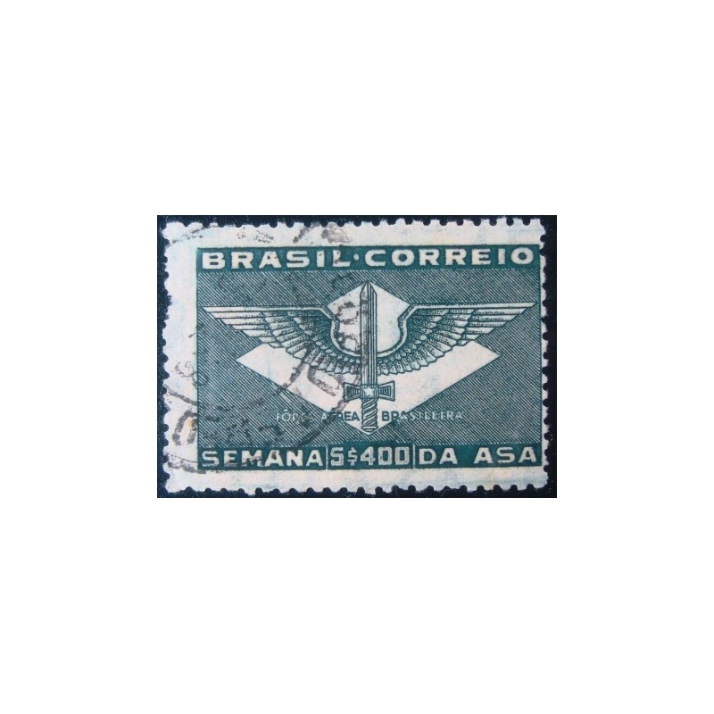 Imagem similar à do Selo postal do Brasil de 1941 Semana da Asa FAB U