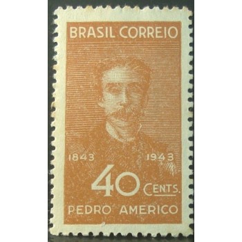 Imagem do Selo postal de 1943 Pedro Américo M