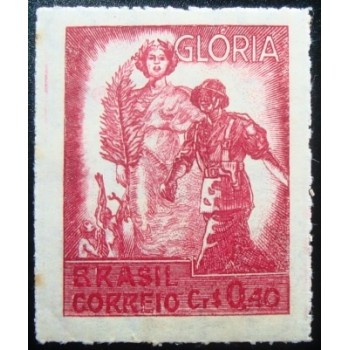 Imagem do selo postal do Brasil de 1945 Glória M