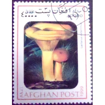 Imagem do selo postal do Afeganistão de 1999 False saffron milk-cap