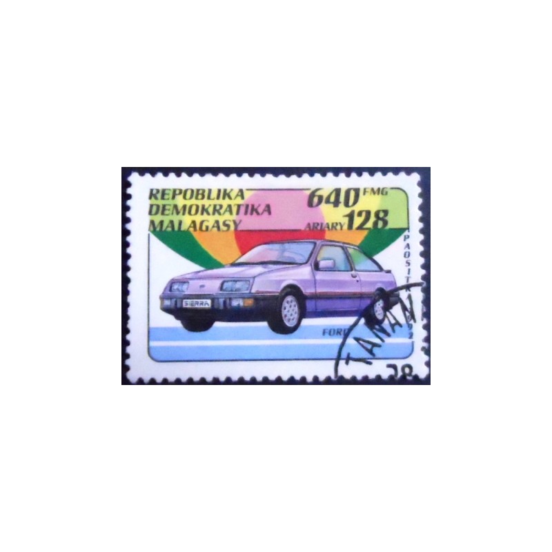 Imagem do selo postal de Madagascar de 1993 Ford