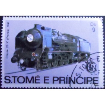 Imagem do selo postal de S. Tomé e Príncipe de 1982 Class 231K France 1941 NCC