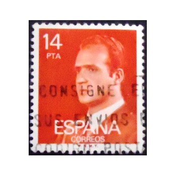 Imagem similar à do Selo postal da Espanha de 1982 King Juan Carlos I 14 Y