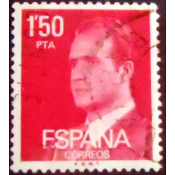 Imagem similar à do selo postal da Espanha de 1976 King Juan Carlos I 1,50