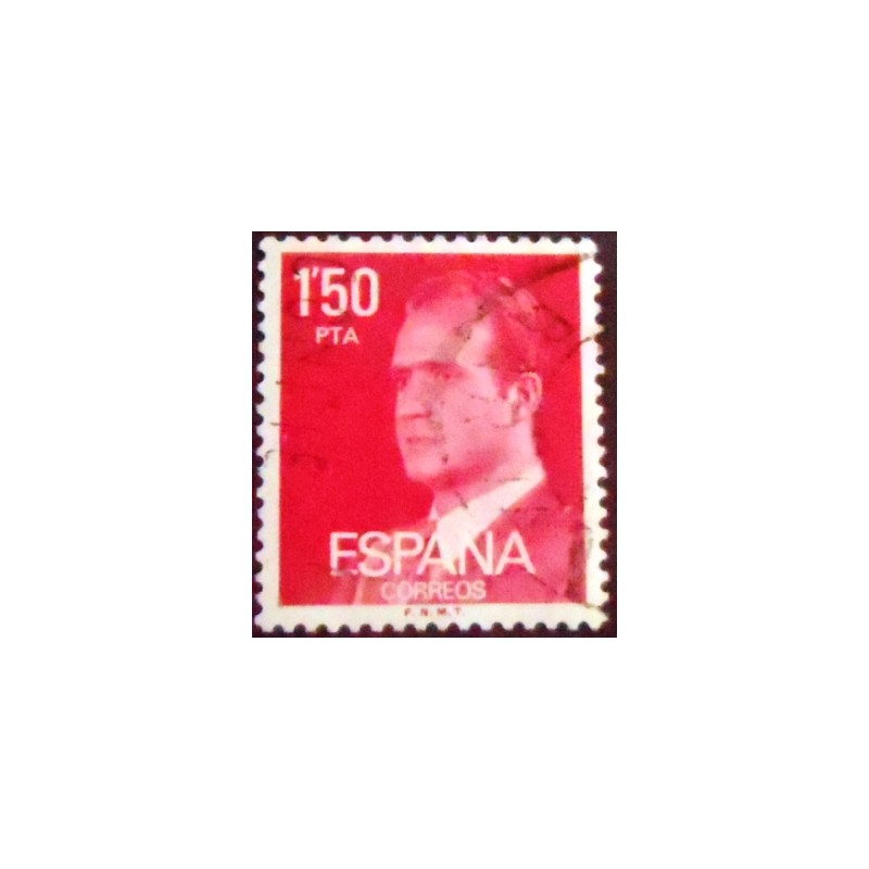 Imagem similar à do selo postal da Espanha de 1976 King Juan Carlos I 1,50