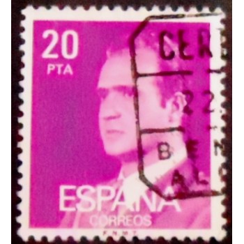 Imagem similar à do selo postal da Espanha de 1977 King Juan Carlos I 20