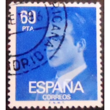 Imagem similar à do selo postal da Espanha de 1981 King Juan Carlos I 60